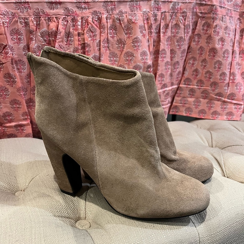 Suede ankle boots